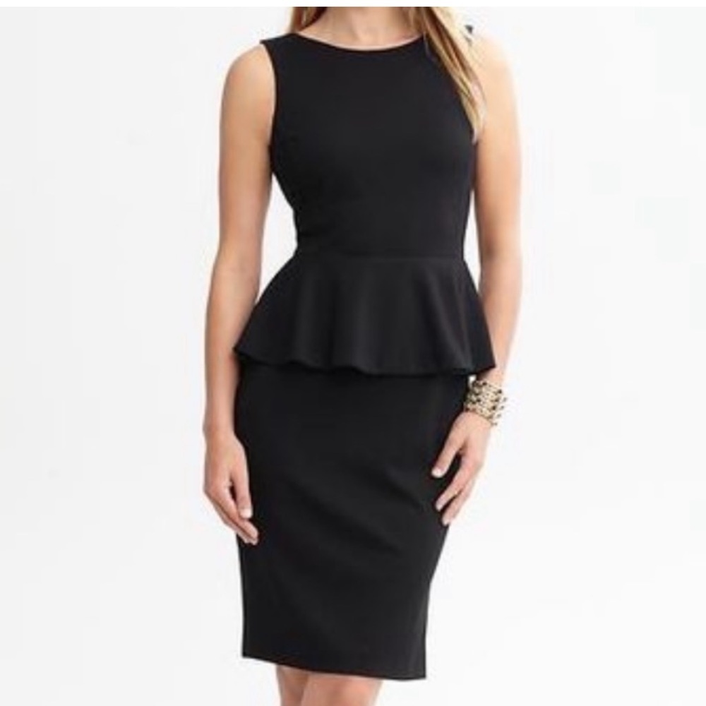 Banana Republic Black Mini Dress